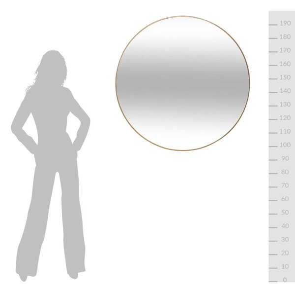 Velké kulaté zrcadlo ALICE, Ø 100 cm