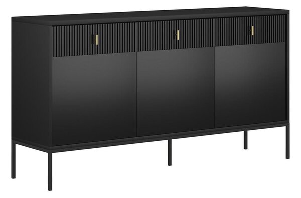 Komoda SUE 155x83x39 cm černá