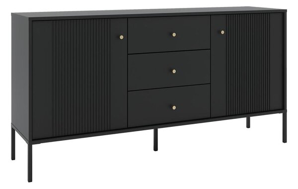Komoda LUE 155x51x39 cm černá