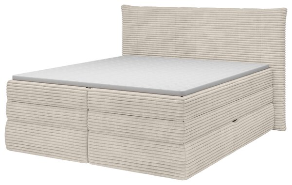 POSTEL BOXSPRING, 180/200 cm, béžová Esposa - Postele s úložným prostorem