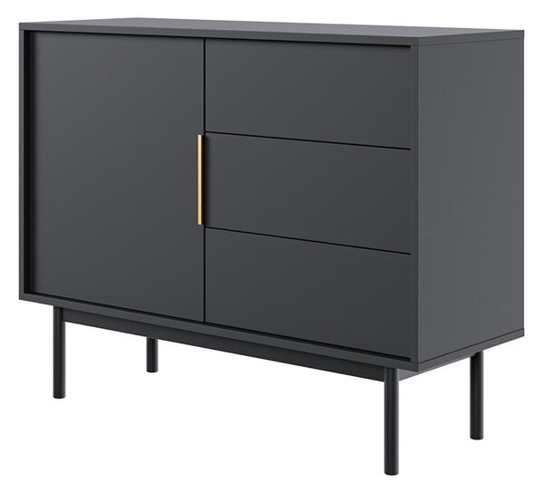 Komoda ELI 104x82x39 cm černá