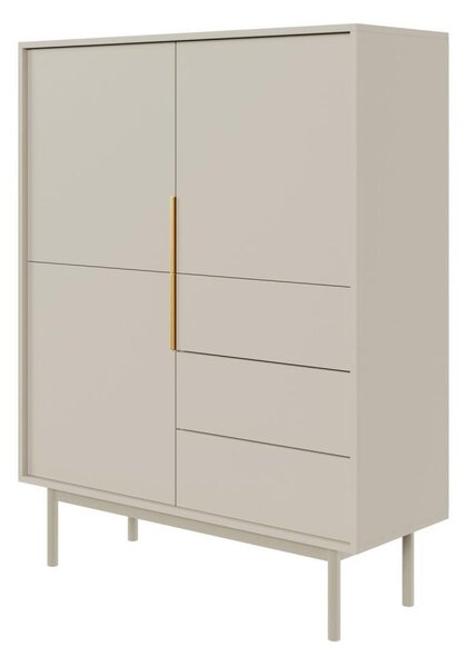 Komoda ELI 104x140x39 cm béžová