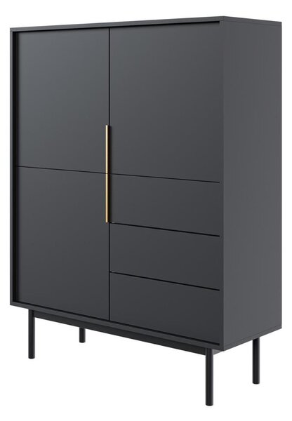 Komoda ELI 104x140x39 cm černá