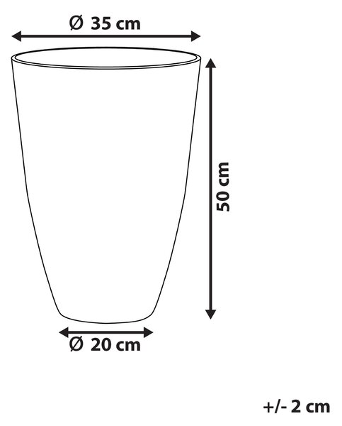 Květináč CAMIA 35 cm Béžová