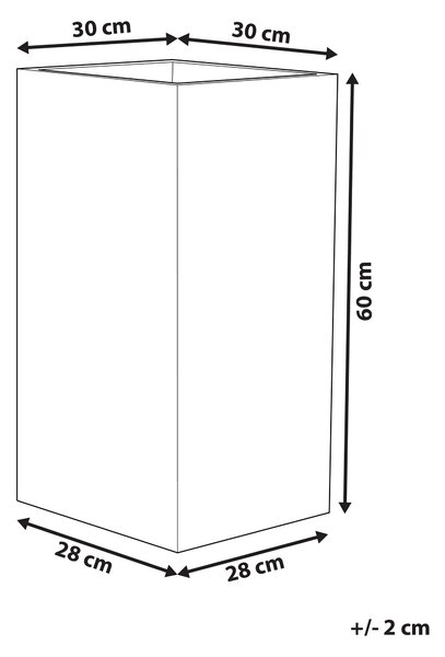 Květináč TENNO 30 cm Béžová