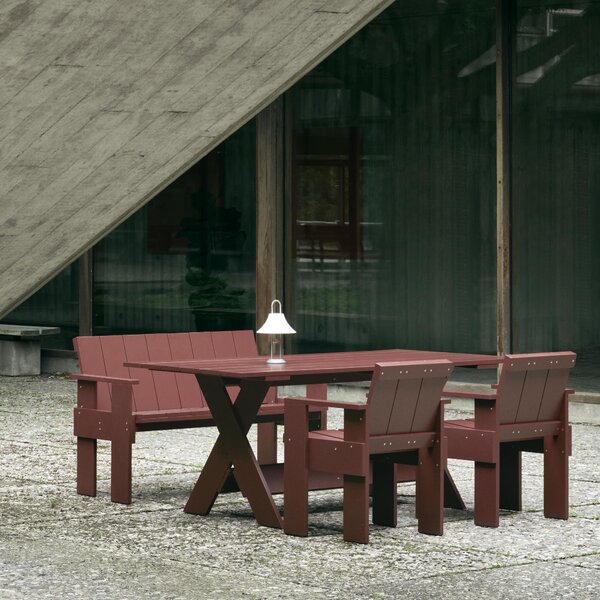 HAY Zahradní židle Crate Dining, Iron Red