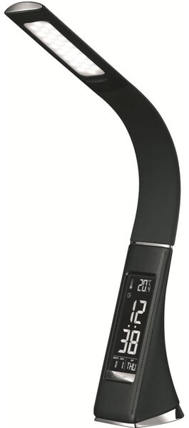 LED Stmívatelná stolní lampa s displejem LED/7W/5V černá