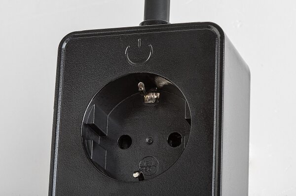 Rabalux 71284 - LED Stmív. nástěnná lampa TIVRO 4W/230V s USB do zásuvky černá
