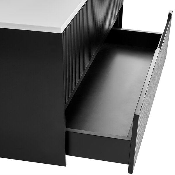 Nástěnná skříňka pod umyvadlo QUINTELA 60 cm Černá