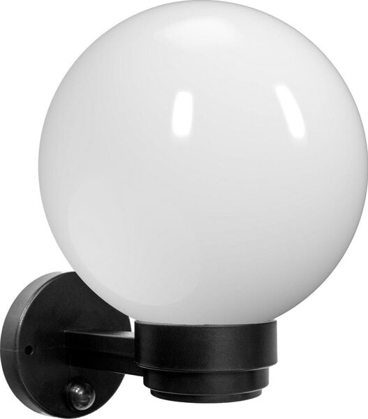 Brilagi - Venkovní nást. svítidlo se senz. HARBOR 1xE27/40W/230V IP33 černá/bílá
