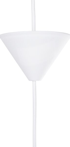 Závěsná lampa DRAVA Peří Bílá