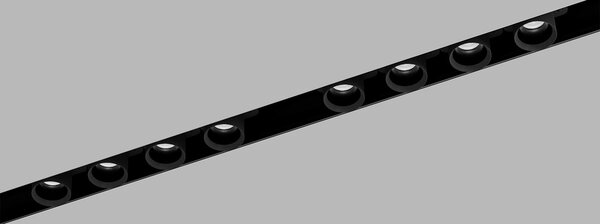Led2 Lištové LED svítidlo MAG SHOT, 2W pro 48V systém MAG Barva: Černá, Teplota světla: 3000K - teplá bílá