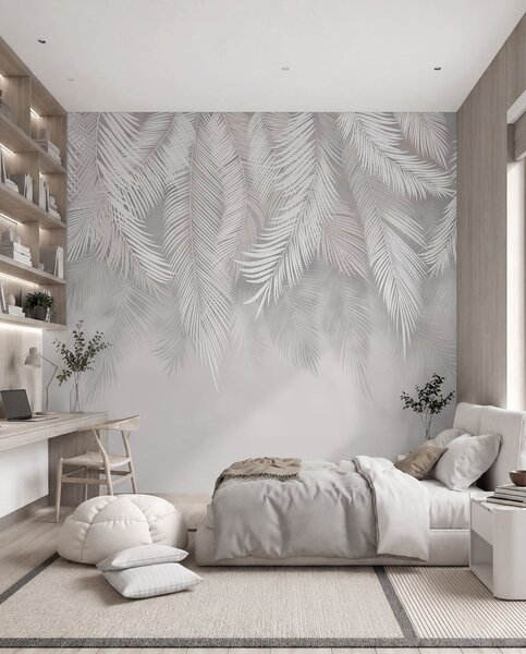 Fototapety Visící palmové listy, Fototapety les, Fototapety tropické, u48556d1 : uwalls.cz