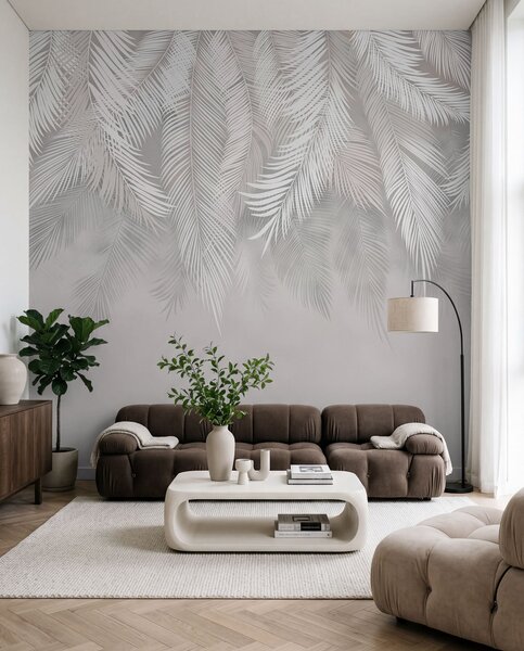 Fototapety Visící palmové listy, Fototapety les, Fototapety tropické, u48556d1 : uwalls.cz