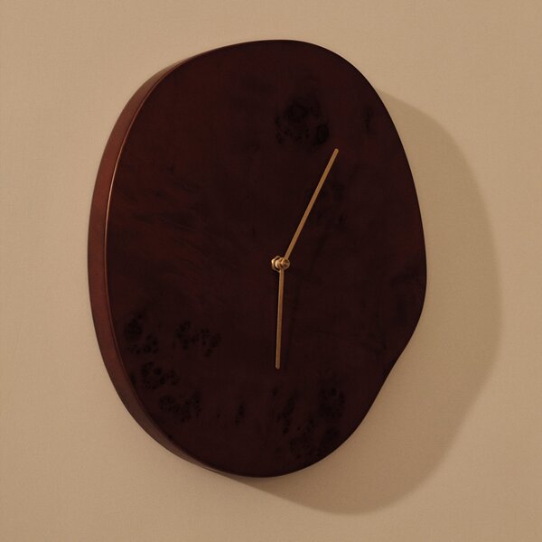Ferm Living designové hodiny Melt Wall Clock