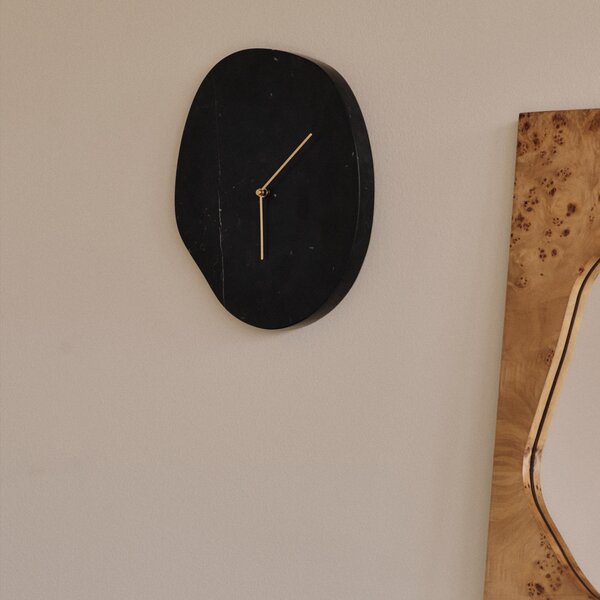 Ferm Living designové hodiny Melt Wall Clock