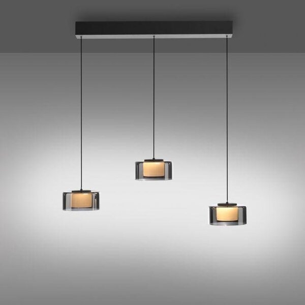 Paul Neuhaus Závěsné LED svítidlo RIKA, 20W, d. 71 cm, 3000K stmívatelné