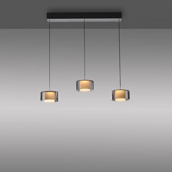 Paul Neuhaus Závěsné LED svítidlo RIKA, 20W, d. 71 cm, 3000K stmívatelné