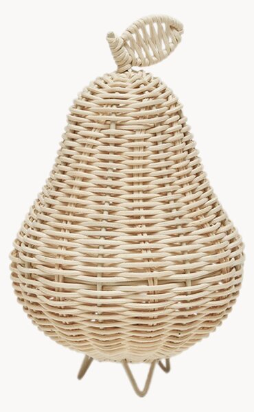Ručně vyrobená stolní lampa z ratanu Pear