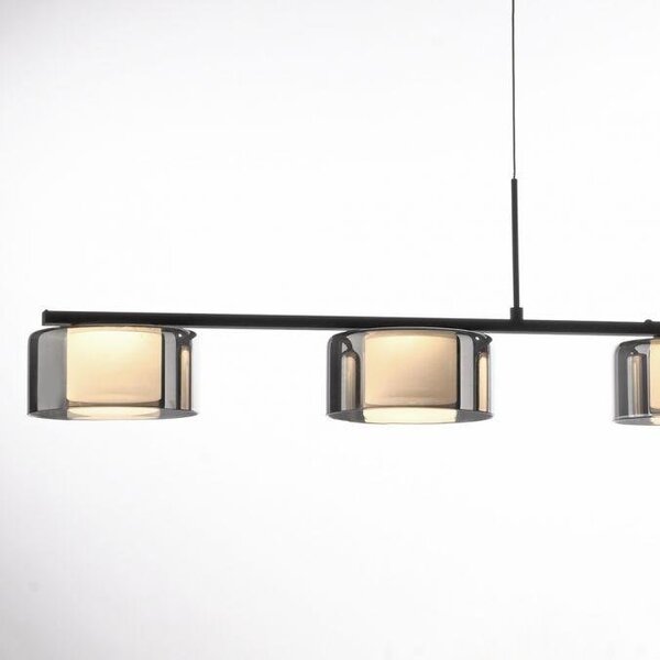 Paul Neuhaus Závěsné LED svítidlo RIKA, 42W, d. 119 cm, 3000K stmívatelné