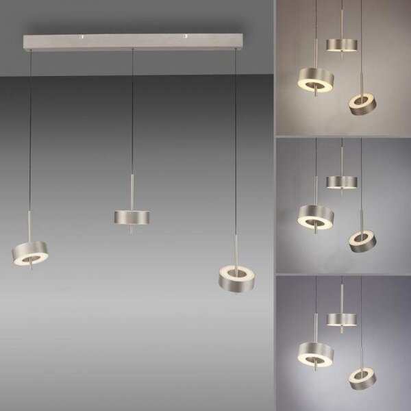 Paul Neuhaus Závěsné LED svítidlo Q-ROTATE, 30W, d. 95 cm, CCT 2700-5000K Barva: Hnědá