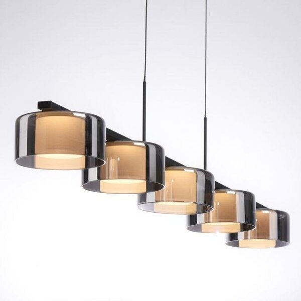Paul Neuhaus Závěsné LED svítidlo RIKA, 42W, d. 119 cm, 3000K stmívatelné