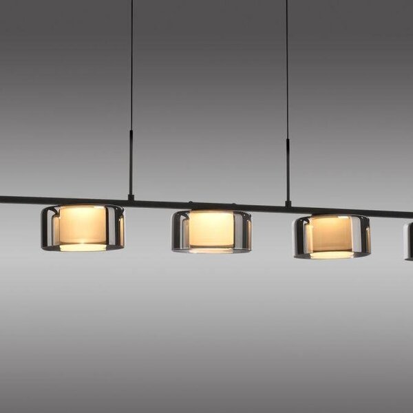 Paul Neuhaus Závěsné LED svítidlo RIKA, 42W, d. 119 cm, 3000K stmívatelné