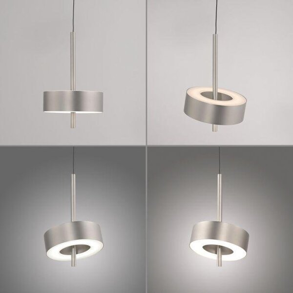 Paul Neuhaus Závěsné LED svítidlo Q-ROTATE, 48W, d. 95 cm, CCT 2700-5000K Barva: Hnědá