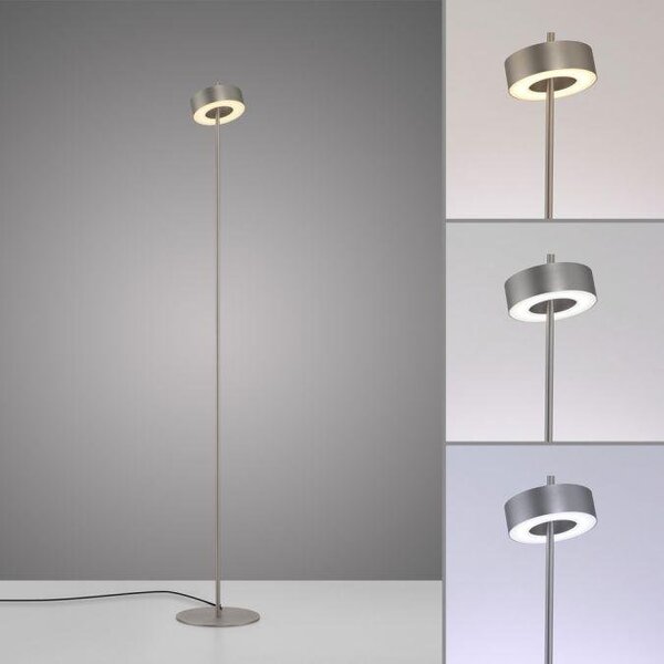 Paul Neuhaus Stojací LED lampa Q-ROTATE, 12W, v. 140 cm, Smart Home 2700-5000K Barva: Hnědá