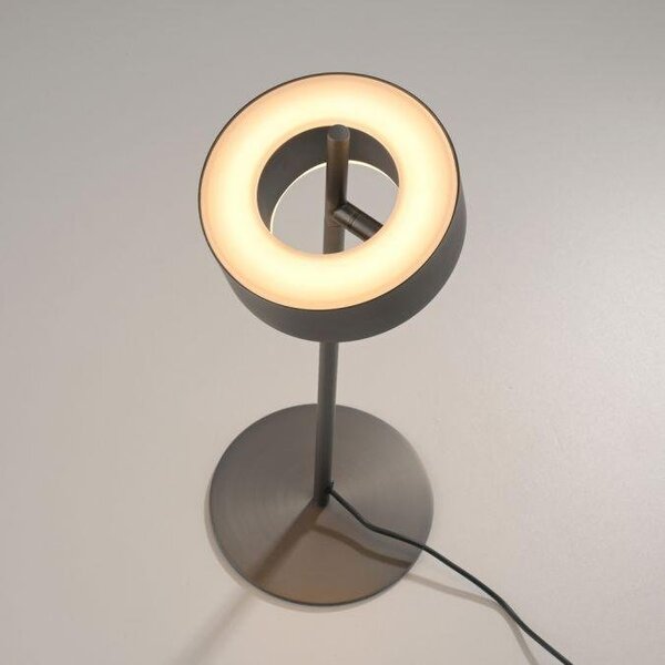 Paul Neuhaus Stolní LED lampa Q-ROTATE, 12W, v. 40 cm, ZigBee 2700-5000K Barva: Hnědá