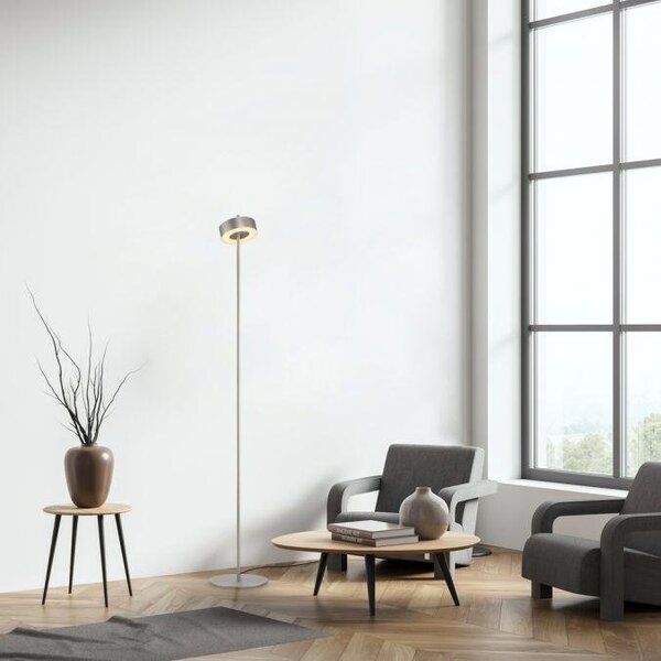 Paul Neuhaus Stojací LED lampa Q-ROTATE, 12W, v. 140 cm, Smart Home 2700-5000K Barva: Hnědá