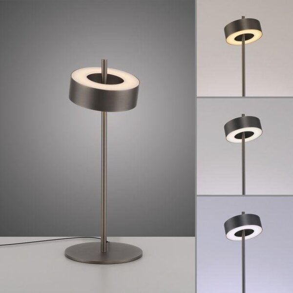Paul Neuhaus Stolní LED lampa Q-ROTATE, 12W, v. 40 cm, ZigBee 2700-5000K Barva: Hnědá