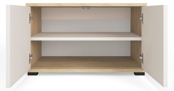 Závěsný TV stolek Bello 210 cm - dub/kašmír