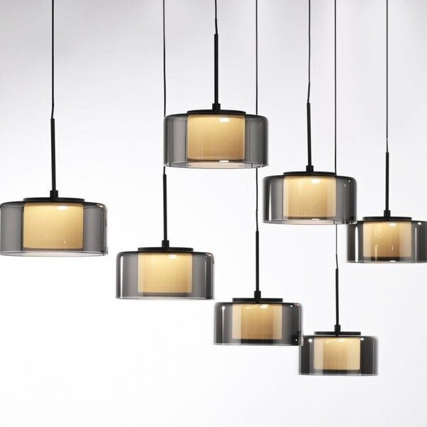 Paul Neuhaus Závěsné LED svítidlo RIKA, 61W, d. 135 cm, 3000K stmívatelné
