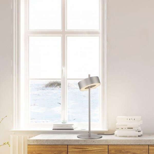 Paul Neuhaus Stolní LED lampa Q-ROTATE, 12W, v. 40 cm, ZigBee 2700-5000K Barva: Hnědá