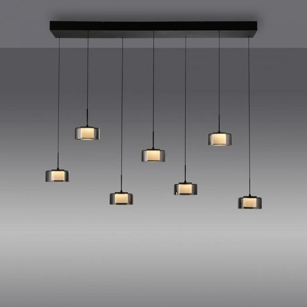 Paul Neuhaus Závěsné LED svítidlo RIKA, 61W, d. 135 cm, 3000K stmívatelné