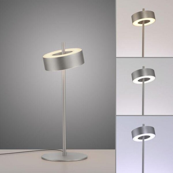 Paul Neuhaus Stolní LED lampa Q-ROTATE, 12W, v. 40 cm, ZigBee 2700-5000K Barva: Hnědá