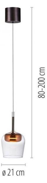 Paul Neuhaus Závěsné LED svítidlo Q-KON, 11W, ø 21 cm, 2700-5000K, Smart Home Barva: Stříbrná