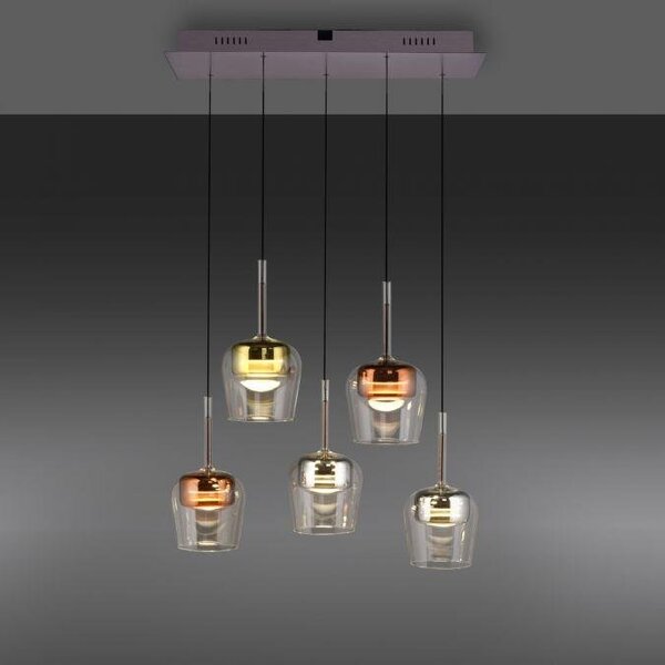 Paul Neuhaus Závěsné LED svítidlo Q-KON, 34W, ø 65 cm, 2700-5000K, Smart Home
