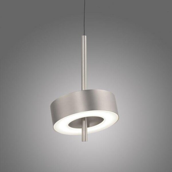 Paul Neuhaus Závěsné LED svítidlo Q-ROTATE, 12W, ø 14 cm, CCT 2700-5000K Barva: Hliník