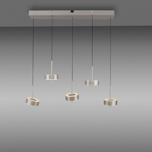 Paul Neuhaus Závěsné LED svítidlo Q-ROTATE, 48W, d. 95 cm, CCT 2700-5000K Barva: Hnědá