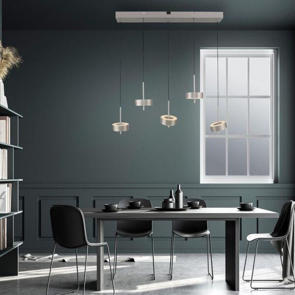Paul Neuhaus Závěsné LED svítidlo Q-ROTATE, 48W, d. 95 cm, CCT 2700-5000K Barva: Hnědá