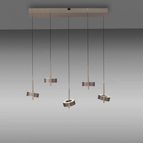 Paul Neuhaus Závěsné LED svítidlo Q-ROTATE, 48W, d. 95 cm, CCT 2700-5000K Barva: Hnědá