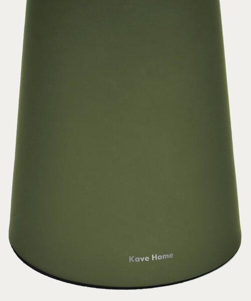 Kave Home Zelená kovová zahradní stolní LED lampa Arenys M