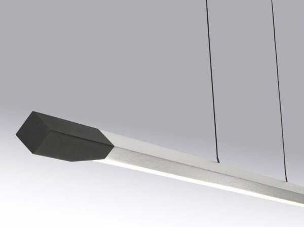 Paul Neuhaus Závěsné LED svítidlo HOOP, 27W, d. 128,8 cm, 3000K stmívatelné SimplyDim a nastavitelnou výškou