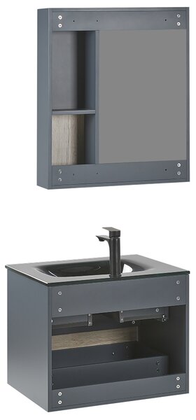 Sestava koupelnového nábytku TERUEL Šedá