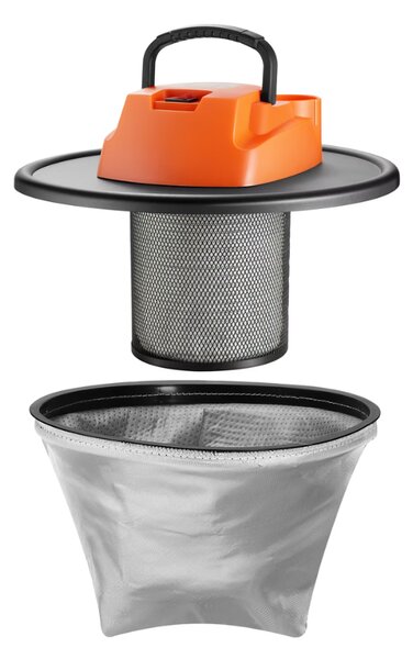 Vysavač na popel BENEDIKT, 1200 W, 18 kPa, černá/oranžová Monzana