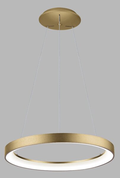 Led2 Závěsné LED svítidlo BELLA SLIM P-Z ø 58 cm Barva: Zlatá, Teplota světla: 2700K/3000K/4000K, Stmívání, řízení: ON/OFF (bez stmívání)