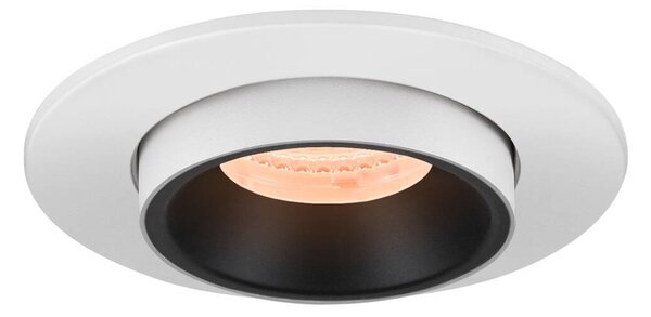 LA 1006936 NUMINOS® PROJECTOR S stropní zápustné svítidlo, 2700 K, 55°, válcové, bílé/černé - BIG WHITE (SLV)