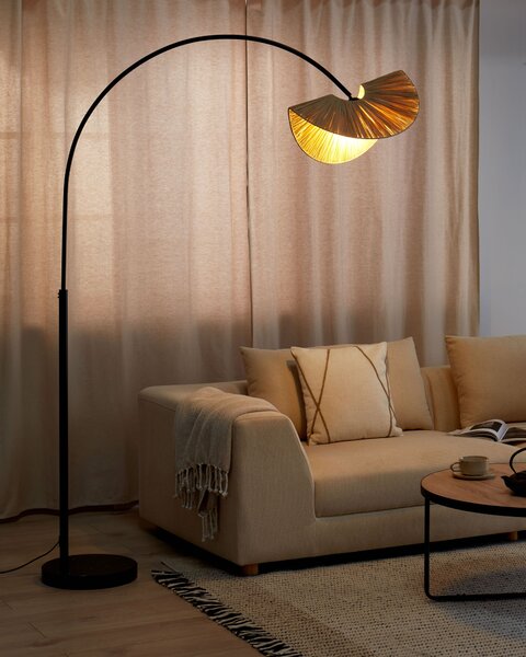 Stojací lampa HERRON Přírodní